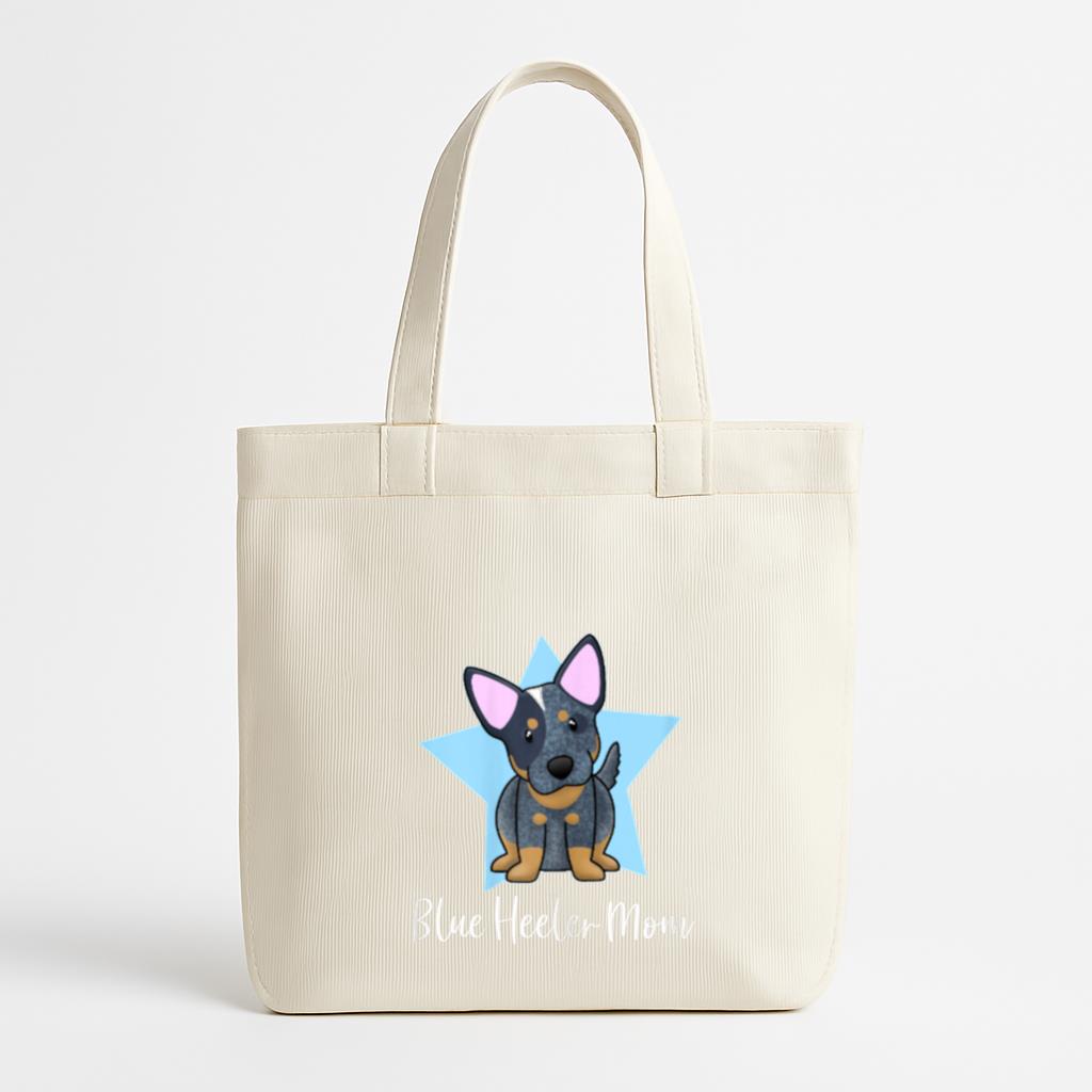 Blue Heeler Mom Cattle Dog Canvas Tote Bag