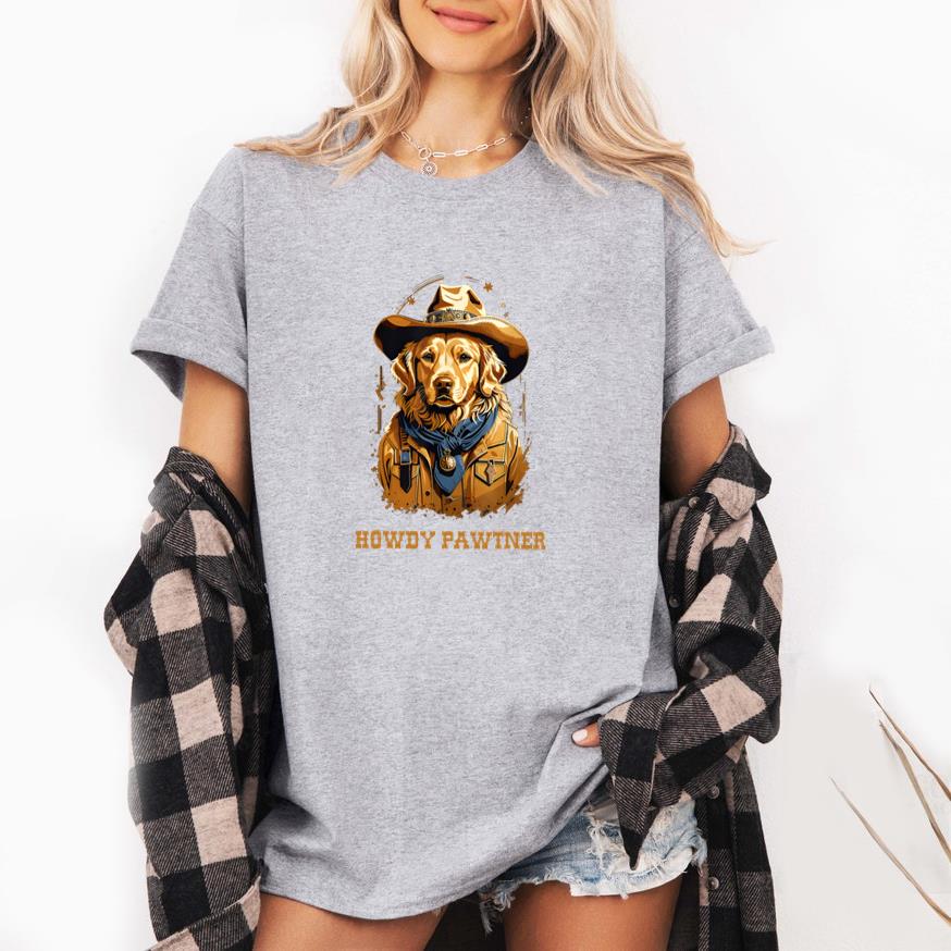 Cowboy Howdy Partner Dog Classic T-Shirt