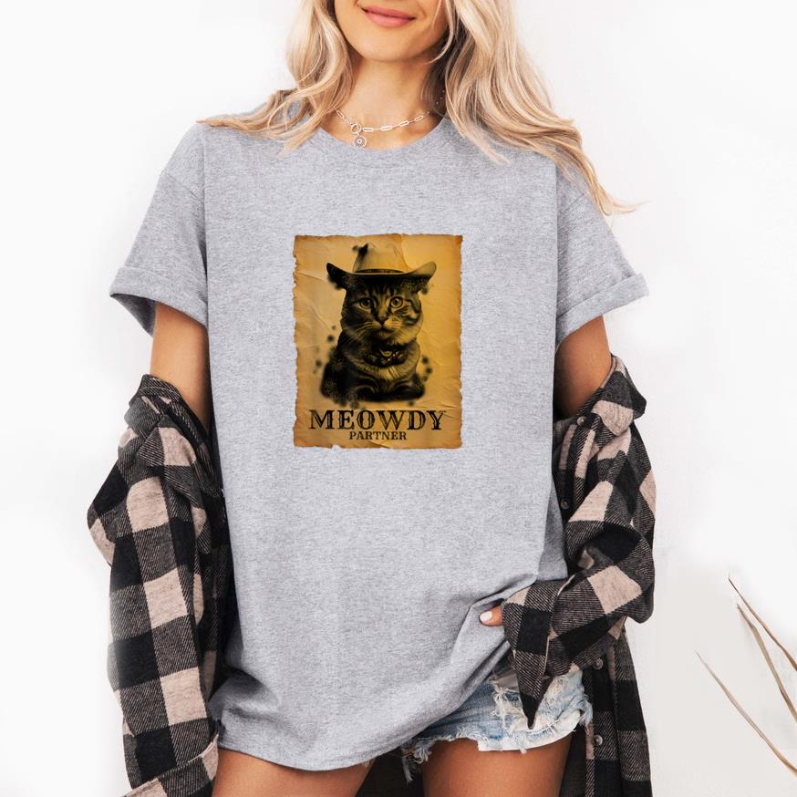 Cowboy Meowdy Partner Classic Paper T-Shirt