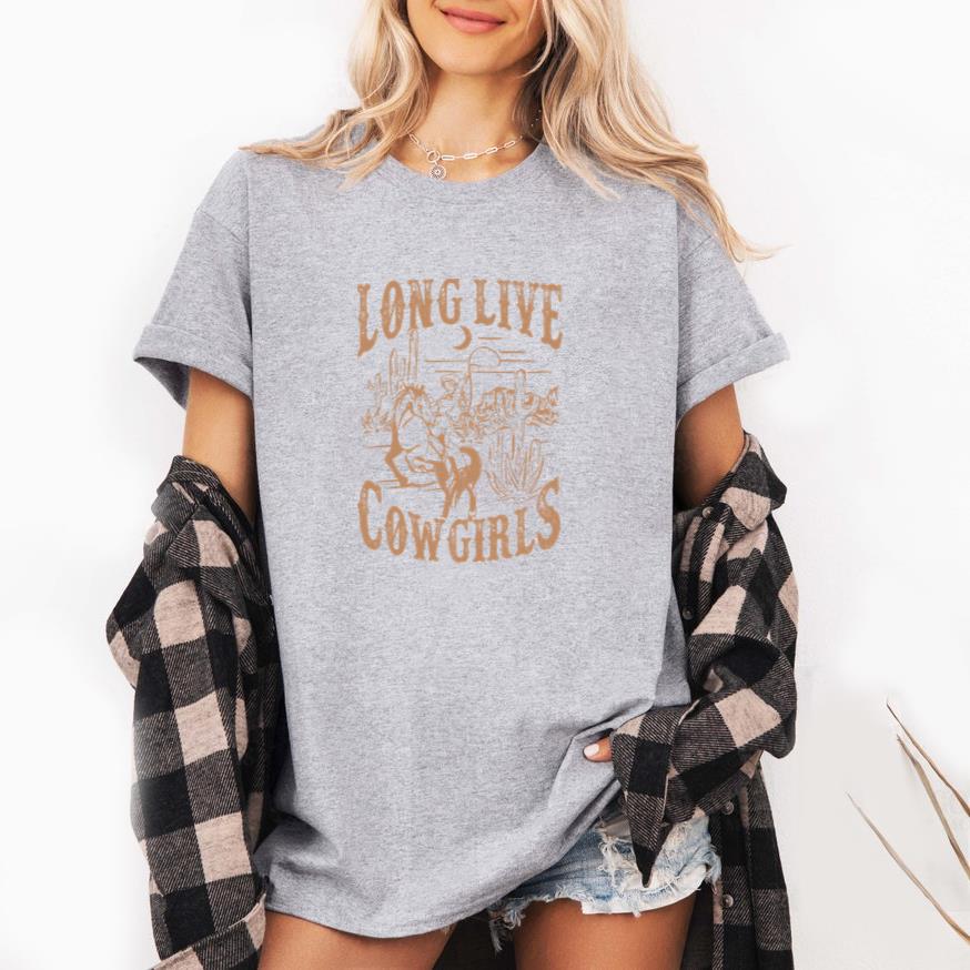 Cowgirl Long Live Western Country Southern Cowgirls Classic AA T-Shirt