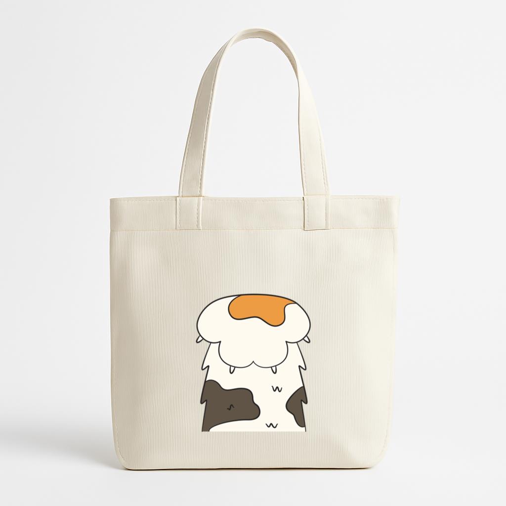 Cute Cartoon Claw Design Canvas Tote Bag