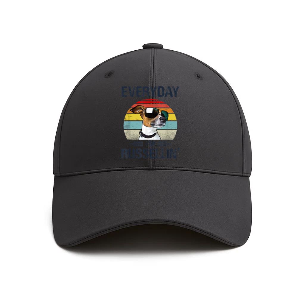 Everyday Im Russellin Dog Cotton Baseball Hat